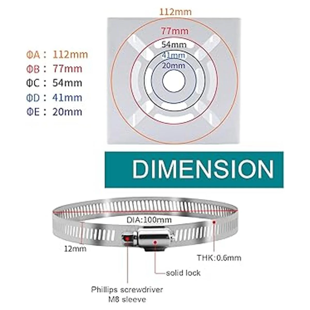 WiTi Soporte universal vertical para cámara de seguridad_3