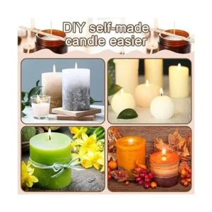 Anjmd 100 soportes de mecha de madera para velas_6