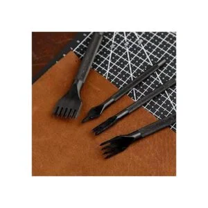 Juego de 4 herramientas de perforación de cuero para_7