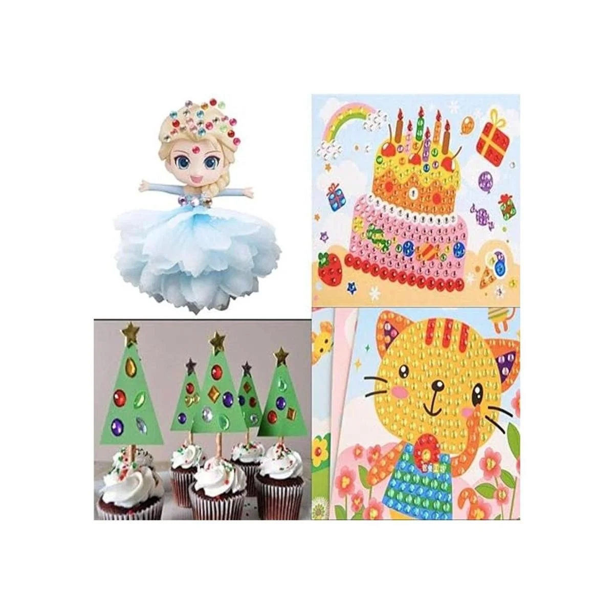 Más de 3800 calcomanías de gemas de diamantes de imitación_5