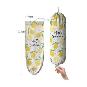 Hglian Dispensador de bolsas de comestibles de limón para_5