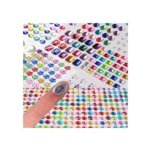 Más de 3800 calcomanías de gemas de diamantes de imitación_6