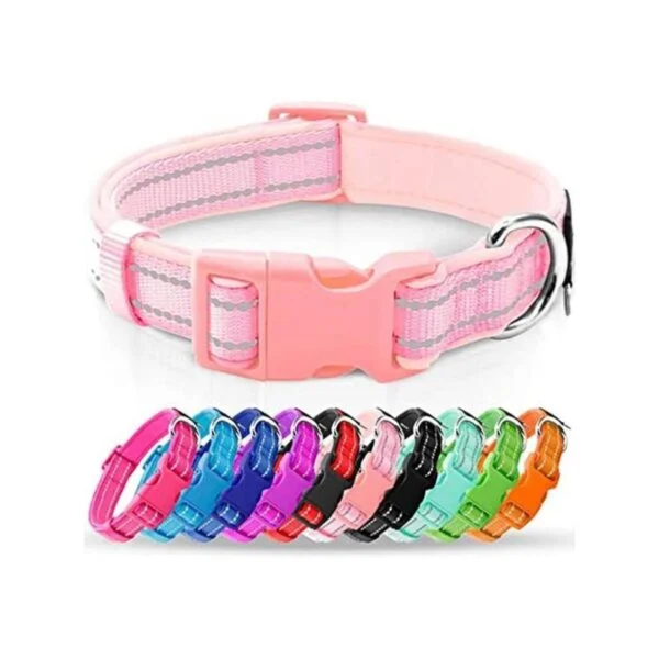 azuza Collar reflectante para perro collar acolchado de_1