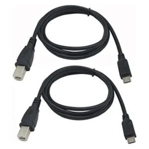 Traovien Cable micro USB a impresora 2 unidades micro_1