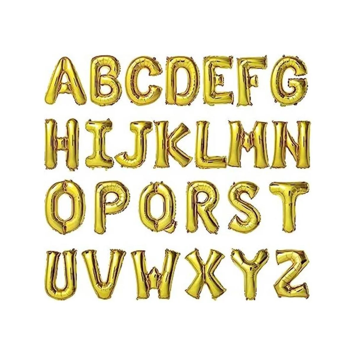 Globos de letras doradas de 16 pulgadas juego de globos_1