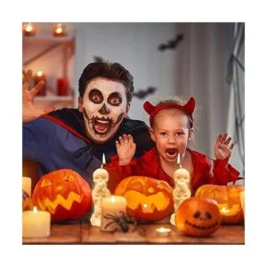 Molde de vela de calavera 3D columna de resina de_5