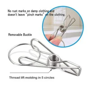 CenYouful Tendedero colgante redondo de acero inoxidable_6