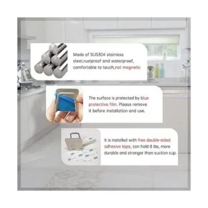 Paquete de 4 soportes de esponja para fregadero de cocina_3