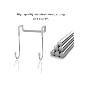 Envibe Ganchos para puerta de ducha ganchos de gabinete_2