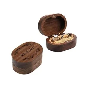 Caja de anillo de boda caja de anillo de madera para_1