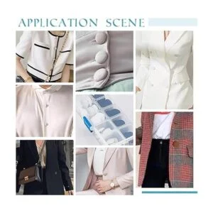 PH PandaHall 48 botones de tela con respaldo plano de 4_2