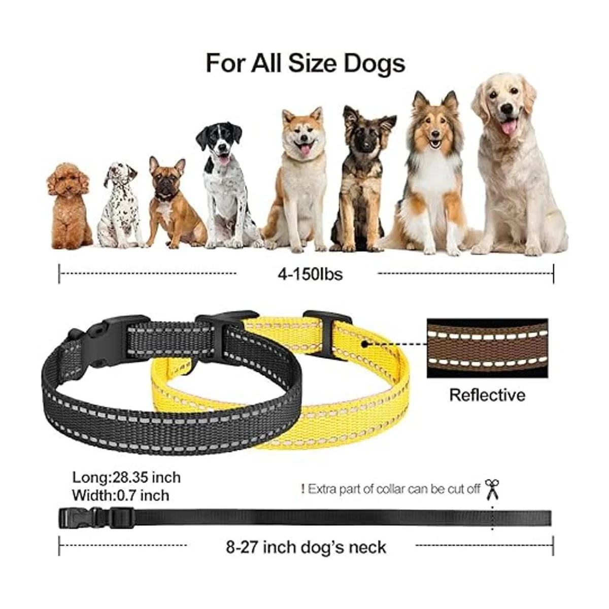 Paipaitek Correa de repuesto para collar compatible con_4