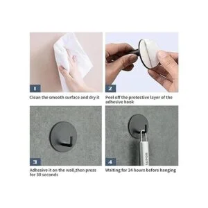 Ganchos adhesivos resistentes al agua en ganchos de ducha_7