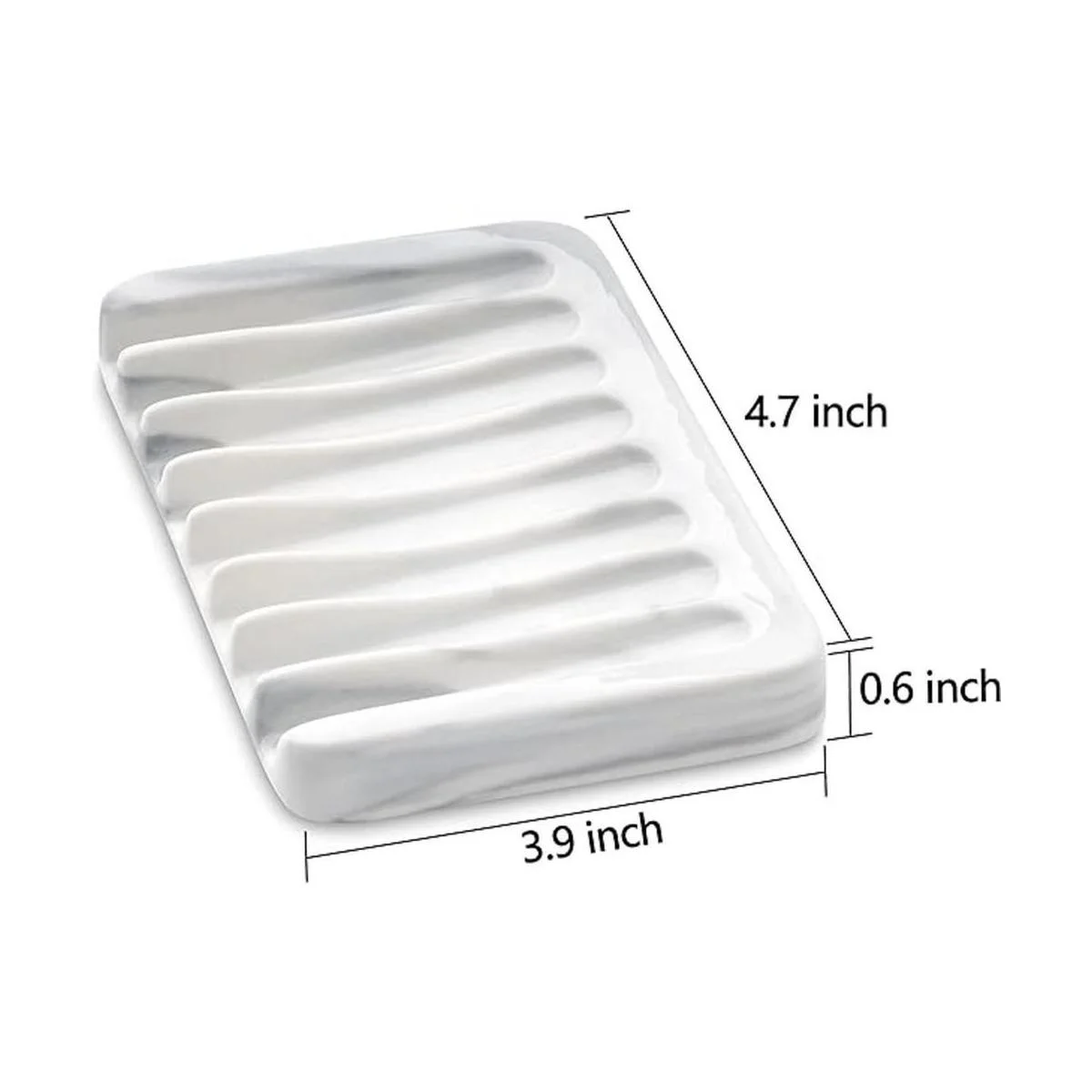 Jabonera de cerámica para fregadero jabonera autodrenante_7