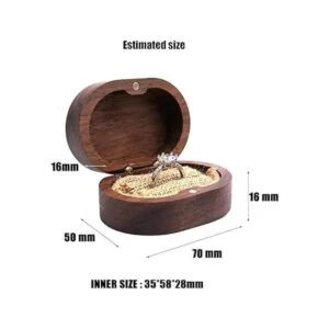 Caja de anillo de boda caja de anillo de madera para_3