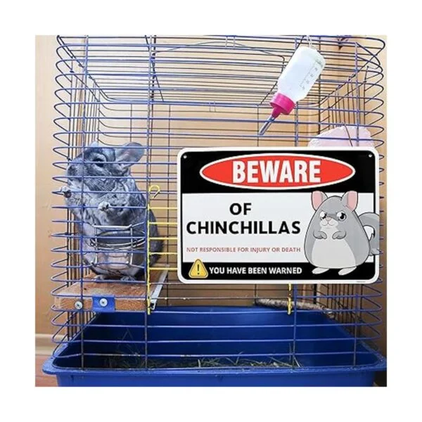Venicor Chinchillas Decoración de letrero 8 x 12_5