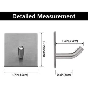 FOMANSH Ganchos adhesivos resistentes ganchos adhesivos_4