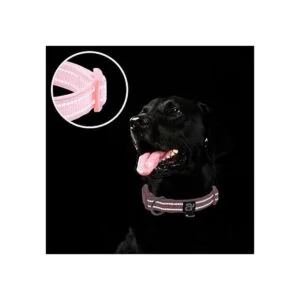 azuza Collar reflectante para perro collar acolchado de_4