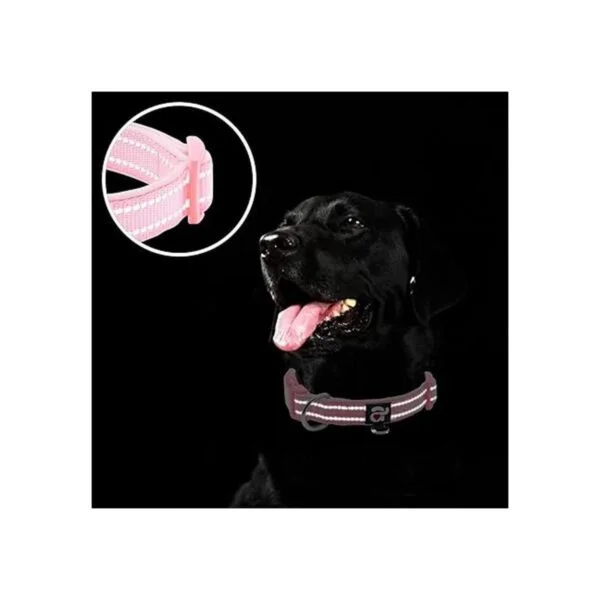 azuza Collar reflectante para perro collar acolchado de_4