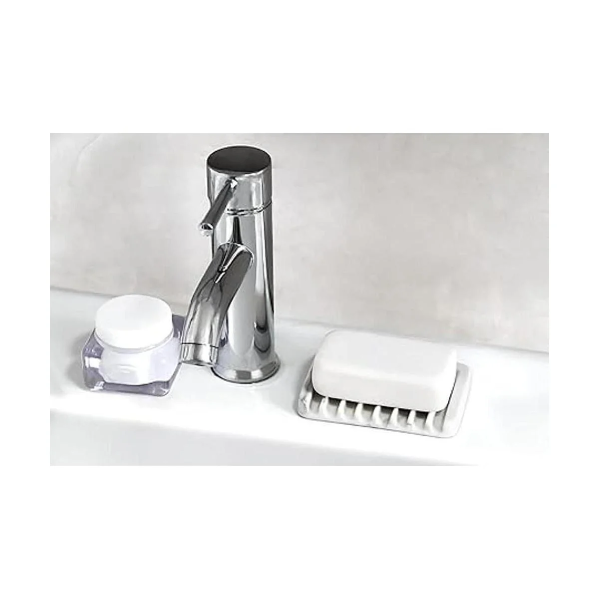 Jabonera de cerámica para fregadero jabonera autodrenante_2