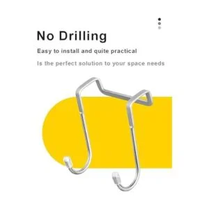 Envibe Ganchos para puerta de ducha ganchos de gabinete_7