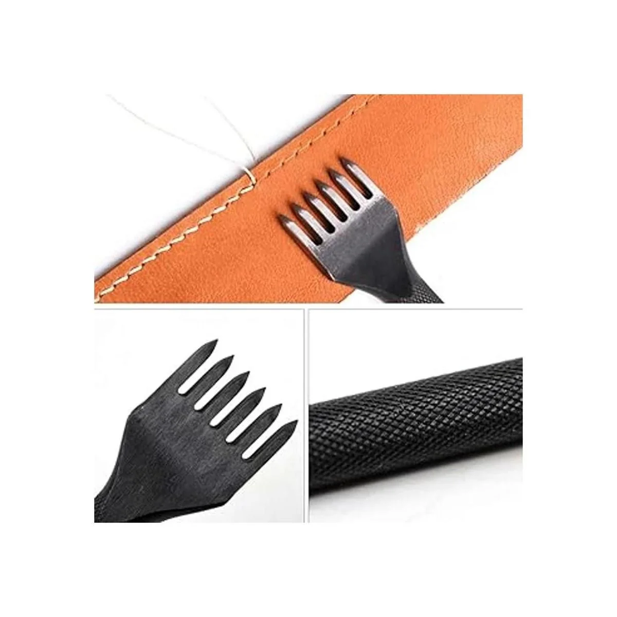 Juego de 4 herramientas de perforación de cuero para_4