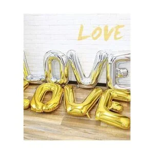 Globos de letras doradas de 16 pulgadas juego de globos_6