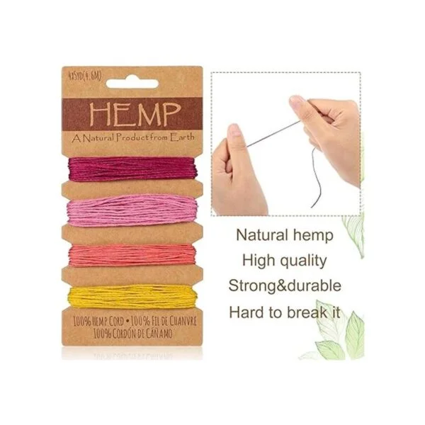 Cordón de hilo de 16 colores para hacer joyas cuerda de_3