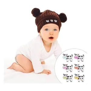 LUOZZY 100 botones de vaca botones de madera ropa de_4