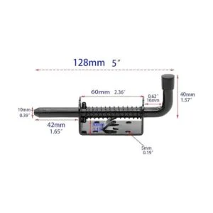 Perno de cierre con resorte de 5 pulgadas cerradura de_4
