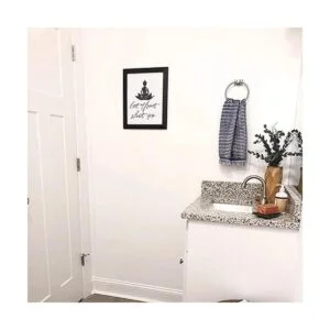 Divertido letrero de baño impresiones en lienzo y póster_5