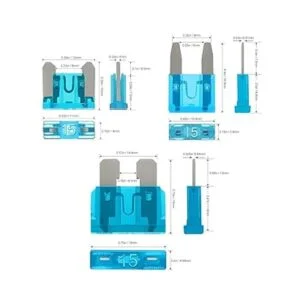 JOREST Kit surtido de 180 fusibles de automóvil 60_3