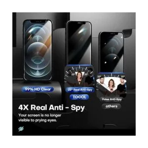 TOCOL Paquete de 4 compatibles con iPhone 12 Pro no para_3