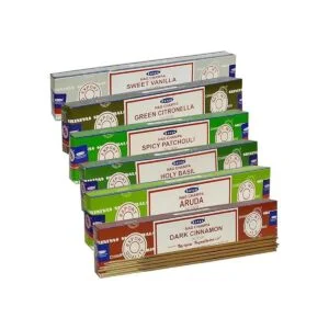 Satya Paquete variado de palitos de incienso 8 y soporte_4