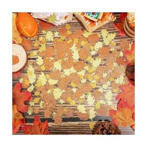 300 piezas de mesa de fiesta de calabaza con purpurina de_6