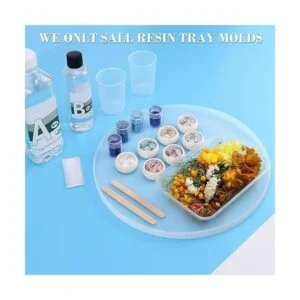 Moldes de bandeja de resina moldes redondos de bandeja_2