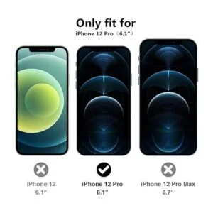 TOCOL Paquete de 4 compatibles con iPhone 12 Pro no para_2
