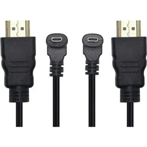 Adaptador de cable micro HDMI a HDMI de 19.7 in ángulo de_1