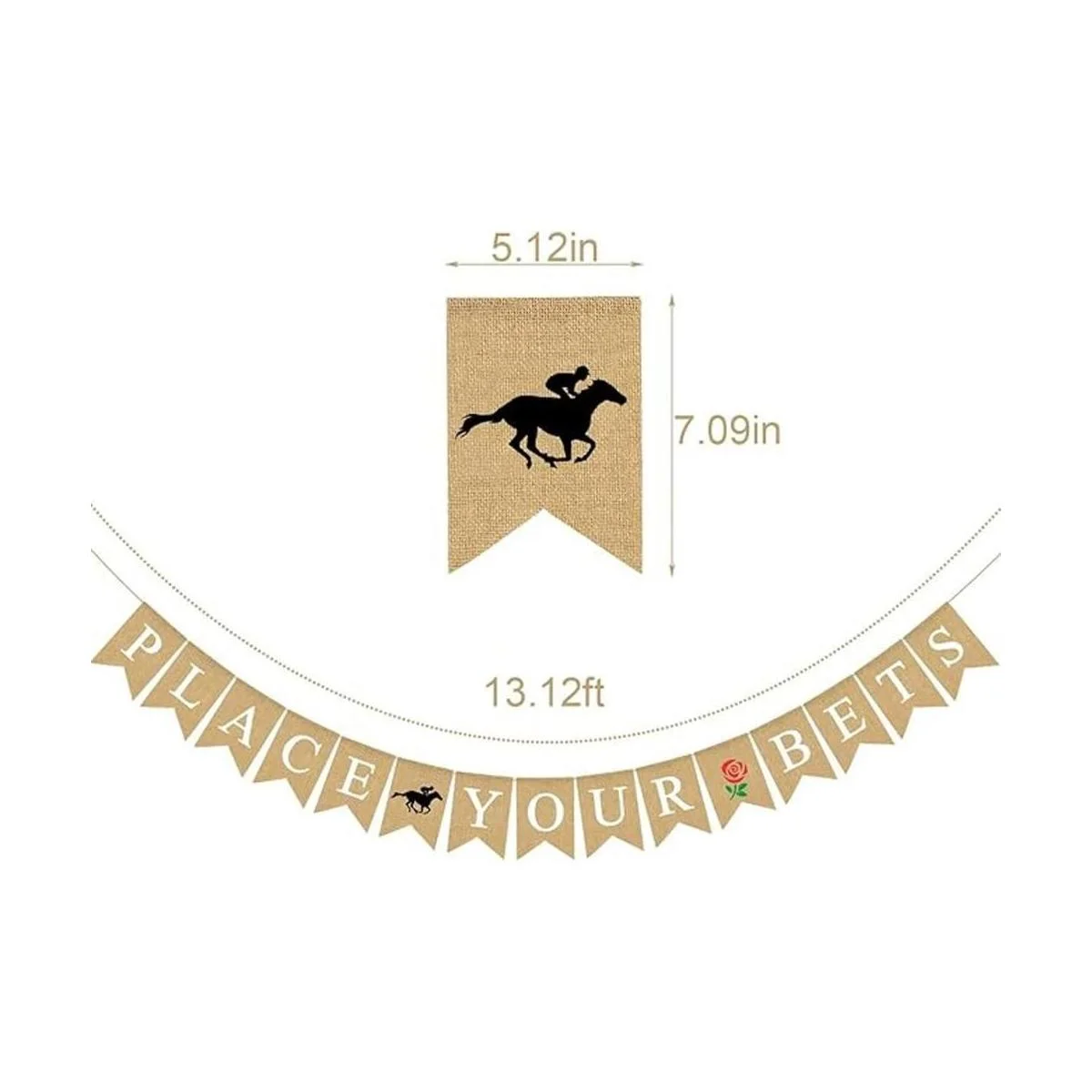 Arpillera Place Your Bets Banner Kentucky Derby Party_4