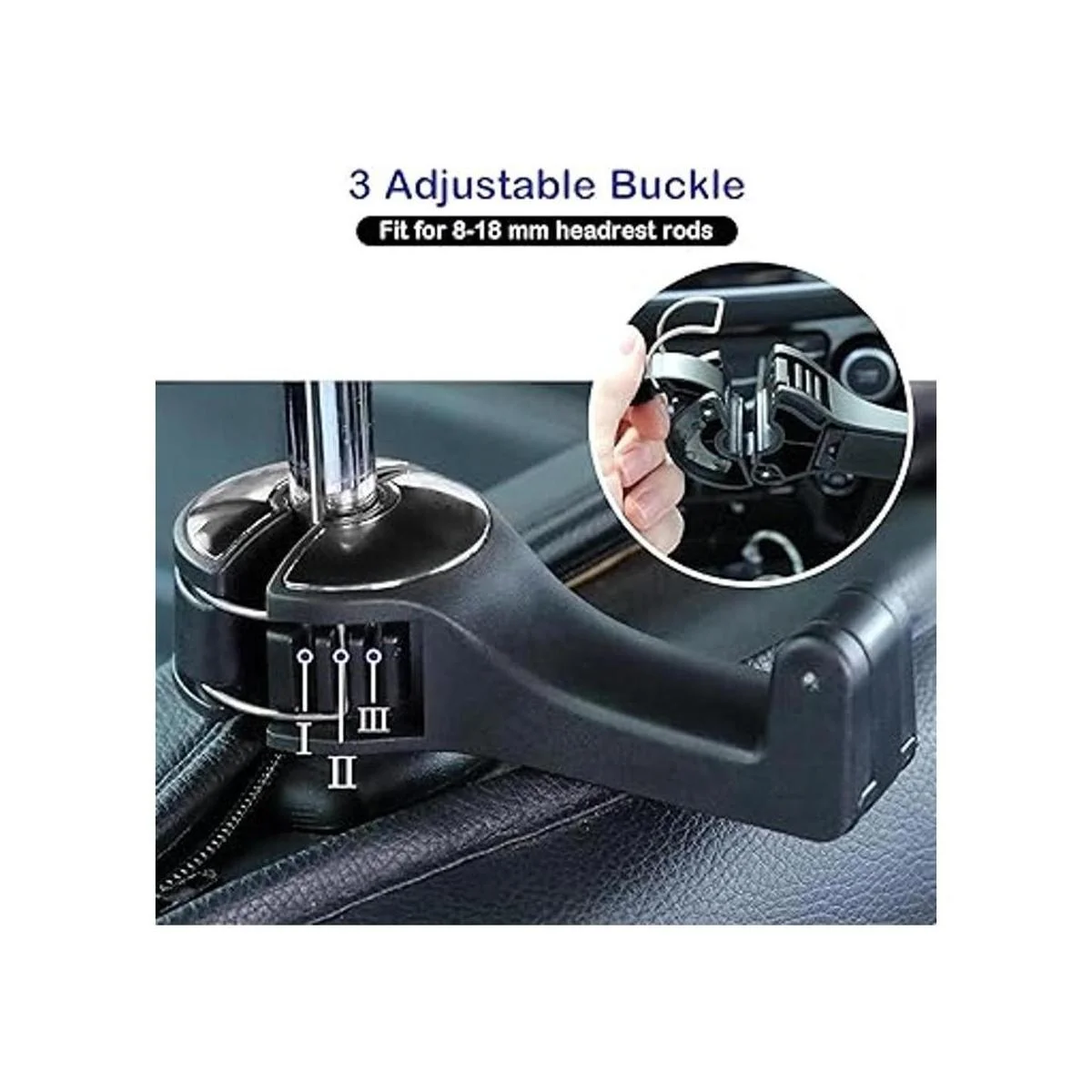 TOOVREN Paquete de 2 ganchos de automóvil mejorados para_3