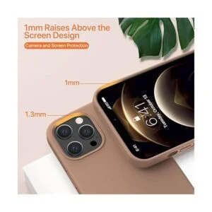 Miracase Funda de silicona líquida compatible con iPhone_5