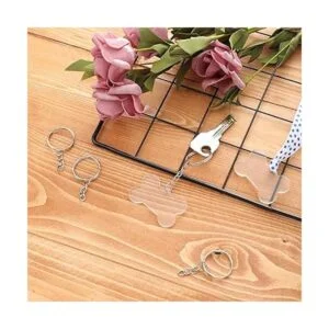 30 etiquetas de sublimación en blanco para perro llavero_4