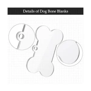 30 etiquetas de sublimación en blanco para perro llavero_3