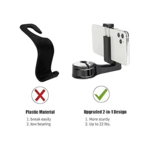 TOOVREN Paquete de 2 ganchos de automóvil mejorados para_2