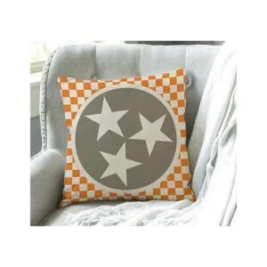 Swono Tennessee Funda de cojín algodón lino 18.0 x_3