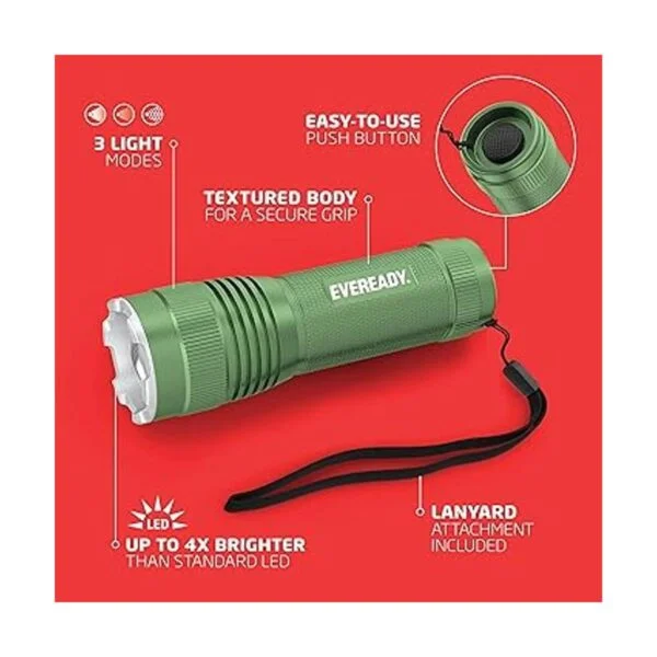 Eveready Linterna táctica LED linternas recargables_2