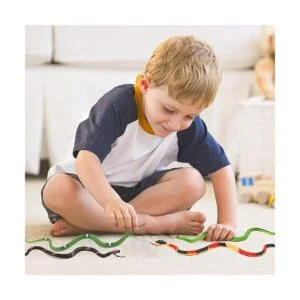 HAPTIME 12 piezas de serpientes de plástico serpientes de_5