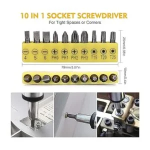 MXiiXM Juego de herramientas de extensión de broca_5