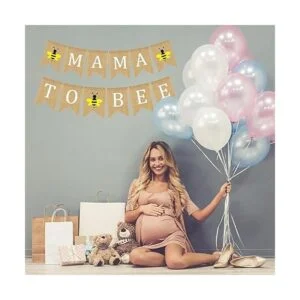 Doumeny Bandera de arpillera de yute con abejorro_3