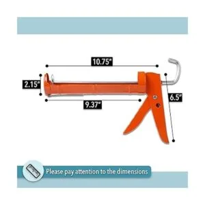 Bates Pistola de calafateo de silicona relación de empuje_2